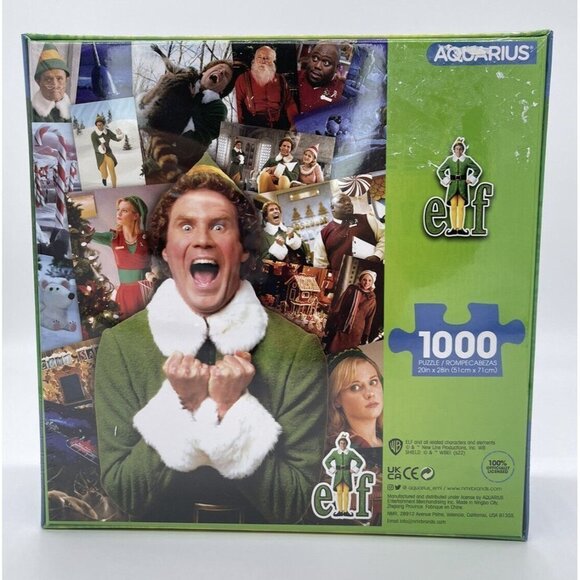 ELF 1000 Piece Jigsaw Puzzle Christmas Buddy The Elf NEW IN BOX - SEALED - Picture 3 of 4
